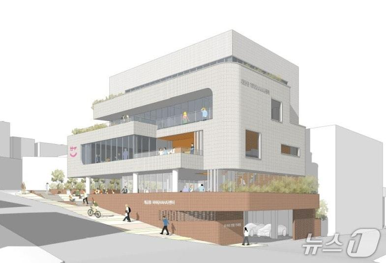 본문 이미지 - 개금동 '하하센터' 조감도.(부산시 제공. 재판매 및 DB금지)