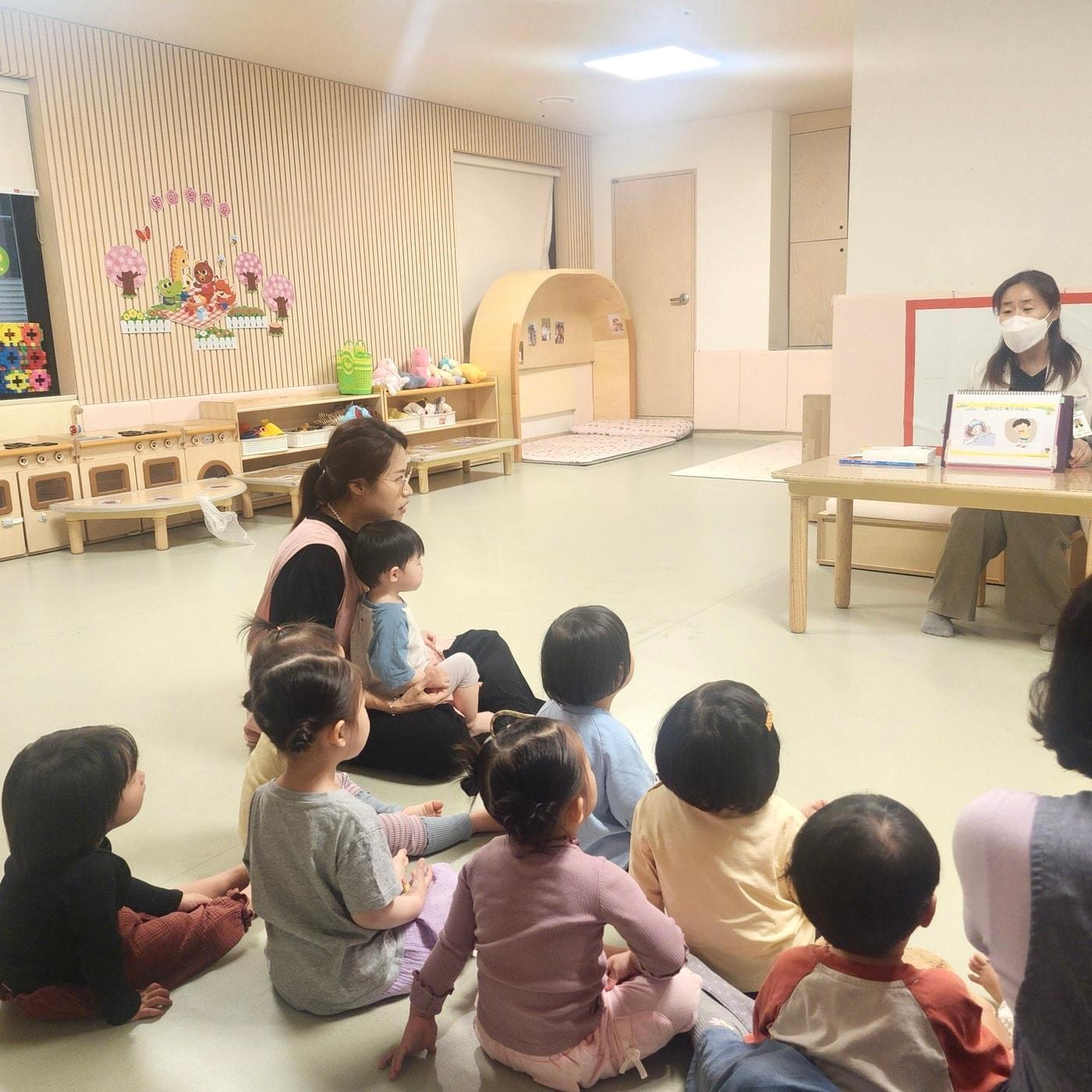 본문 이미지 - 영유아 대상 건강교육(서울시 제공)