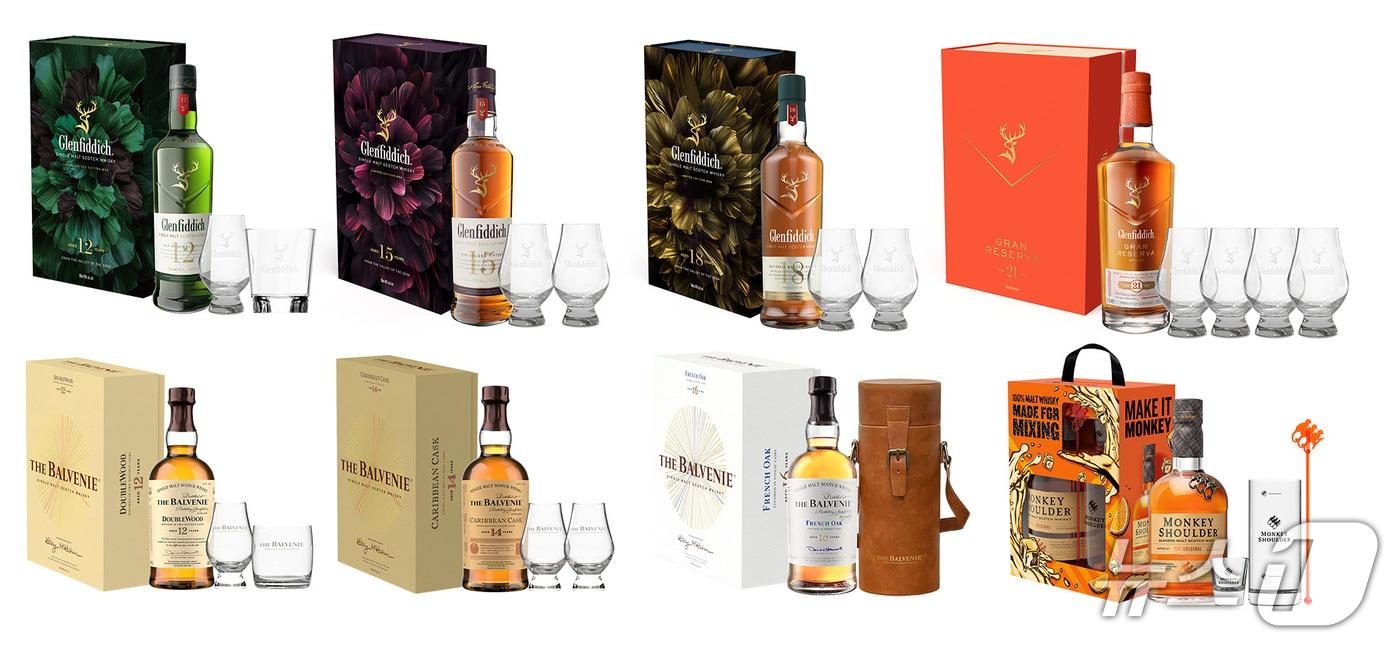 본문 이미지 - 글렌피딕·발베니·몽키숄더 등 ‘설 위스키 기획 세트’ 8종 출시 포스터.(윌리엄그랜트앤선즈코리아 제공)