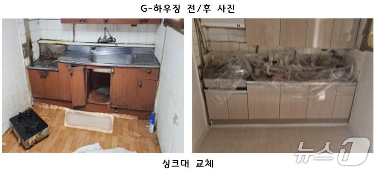 본문 이미지 - 2025년 G 하우징 사업 전후 모습.(경기도 제공. 재판매 및 DB금지)