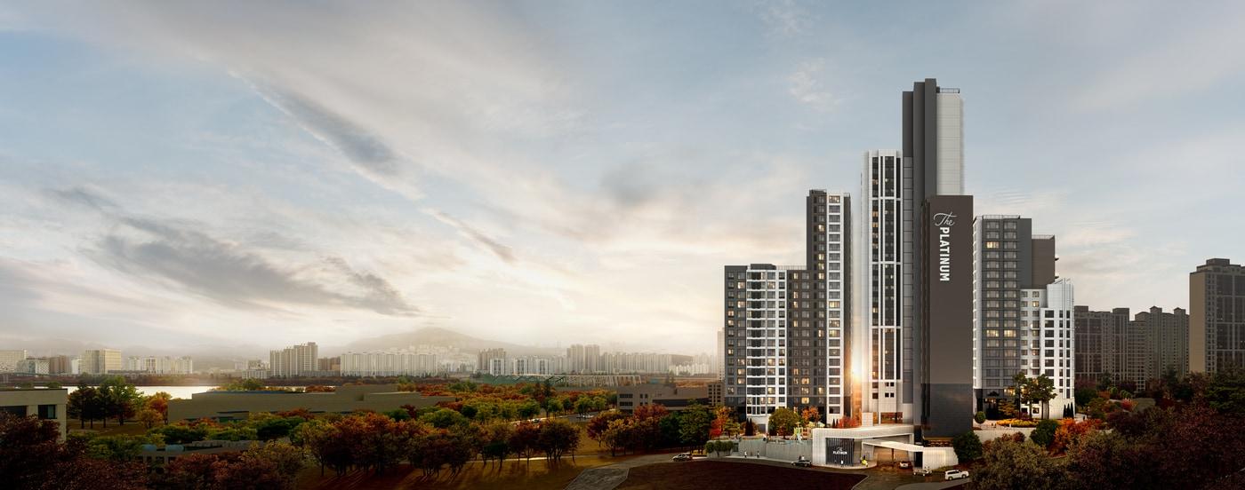 본문 이미지 - 단지 투시도(쌍용건설 제공) /뉴스1 ⓒ News1 