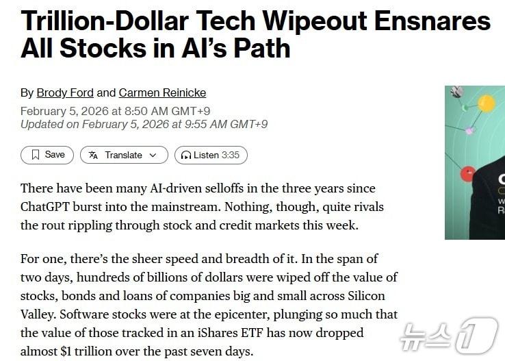 본문 이미지 - 해당 기사 - 블룸버그 갈무리