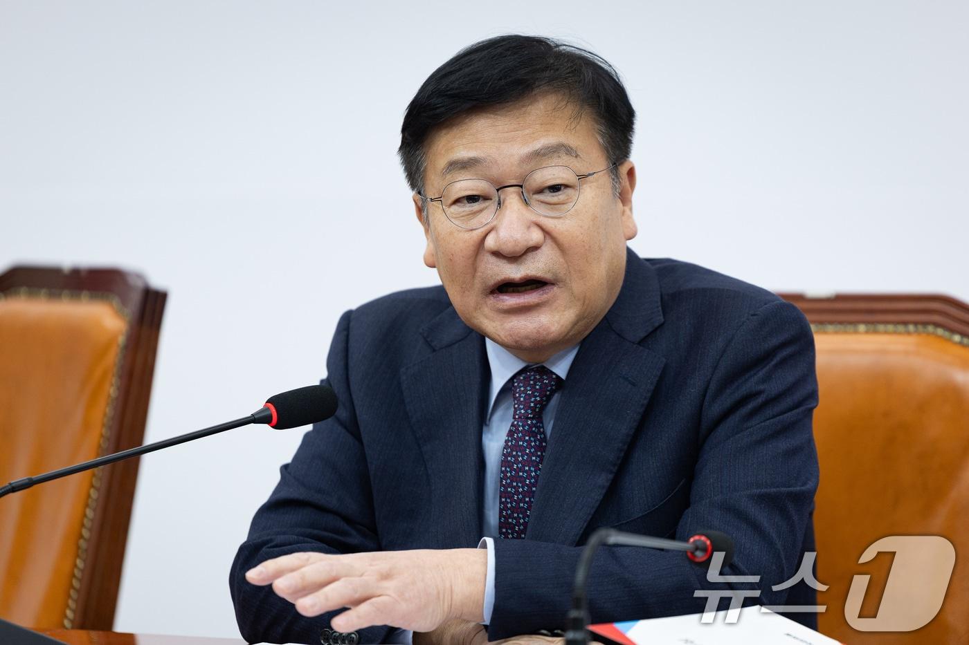 본문 이미지 - 정점식 국민의힘 정책위의장. 2026.2.5 ⓒ 뉴스1 유승관 기자