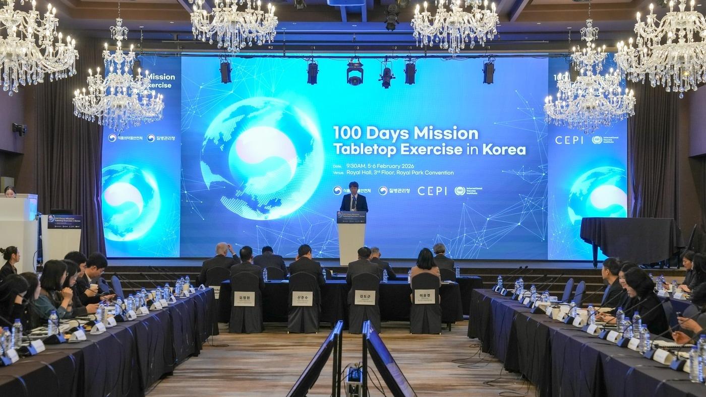 본문 이미지 - SK바이오사이언스, '한국형 100일 미션' 모의훈련 참여. (질병관리청 제공) 