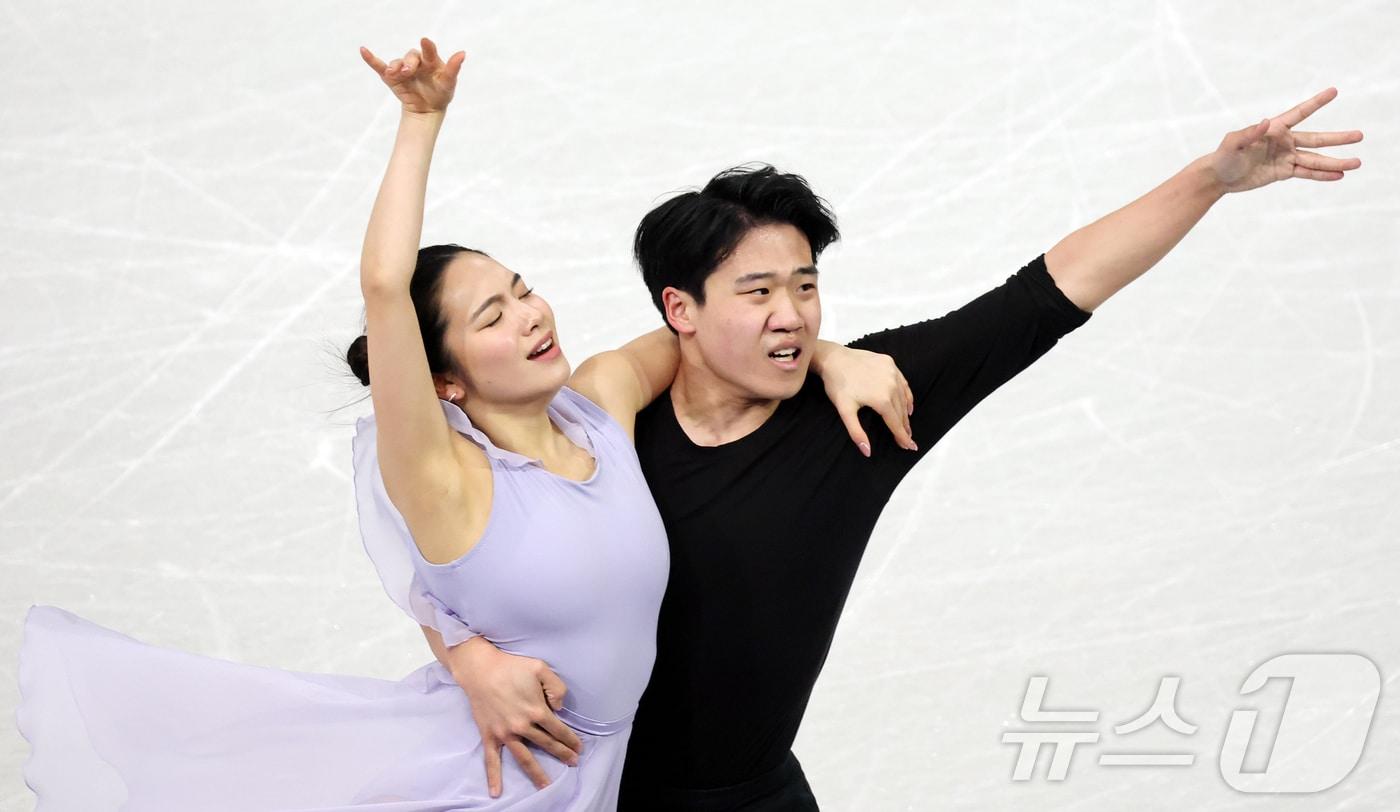 본문 이미지 - 피겨 아이스댄스 임해나와 권예2026.2.5 ⓒ 뉴스1 김진환 기자