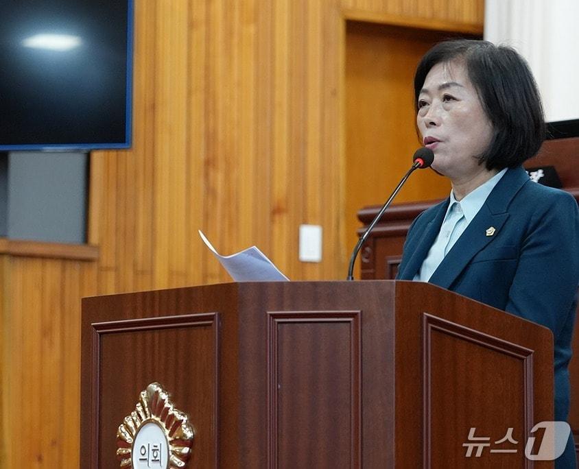 본문 이미지 - 국민의힘 소속의 이경숙 강원 태백시의원. (독자 제공. 재판매 및 DB금지) 2026.2.5/뉴스1