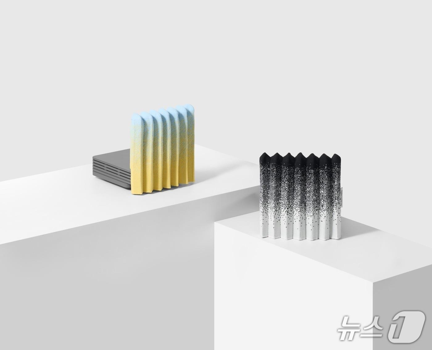 본문 이미지 - 사진은 친환경 브랜드 플리츠마마와 협업한 기가 와이파이7 플리츠 커버의 모습. (SK브로드밴드 제공)