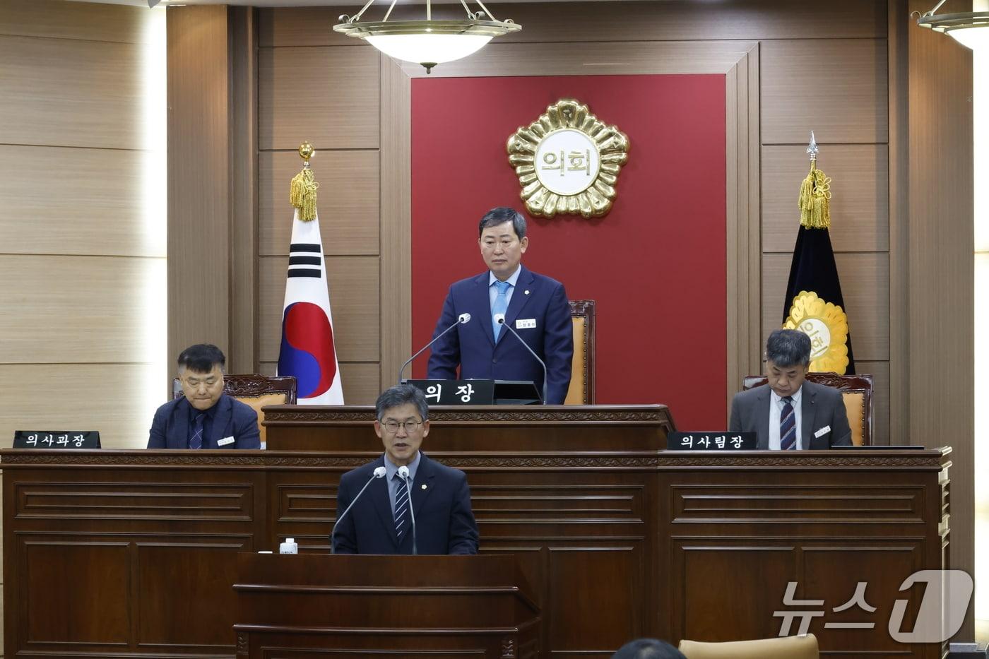 본문 이미지 - 6일 전북 임실군의회가 제350회 임시회 제7차 본회의를 열고 11일간의 회기 일정을 모두 마무리했다.(의회제공, 재판매 및 DB금지)2026.2.6/뉴스1