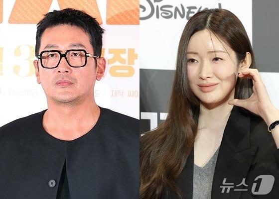 본문 이미지 - 하정우(왼쪽), 차정원 ⓒ 뉴스1 DB