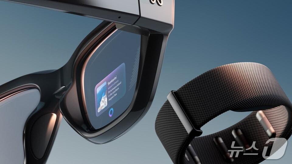 본문 이미지 - 메타 레이벤 디스플레이·메타 뉴럴 밴드(메타 제공)