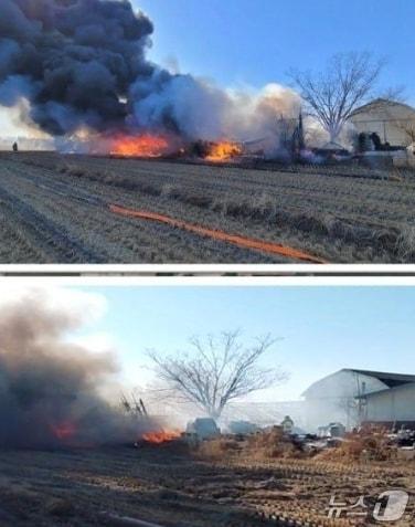 본문 이미지 - 화재 현장 모습.(경기북부소방재난 제공)