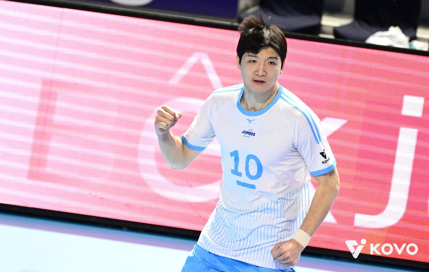 본문 이미지 - 대한항공 에이스 정지석. (KOVO 제공)