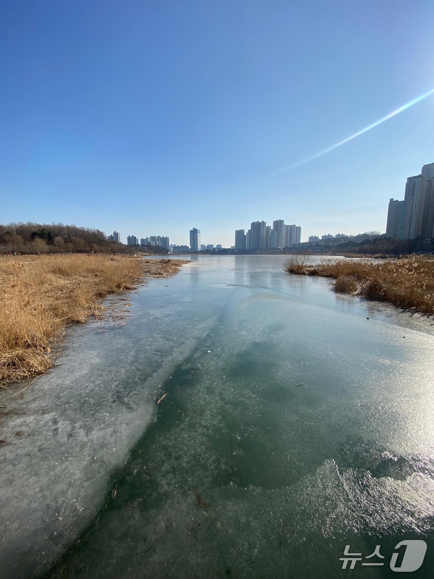 본문 이미지 - 경기 수원시 영통구 광교호수공원 모습 2026.2.8/뉴스1 ⓒ News1