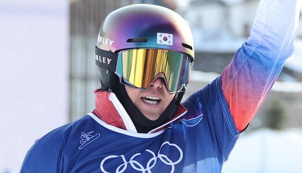 김상겸, 스노보드서 깜짝 銀…3전4기로 일군 韓 첫 메달