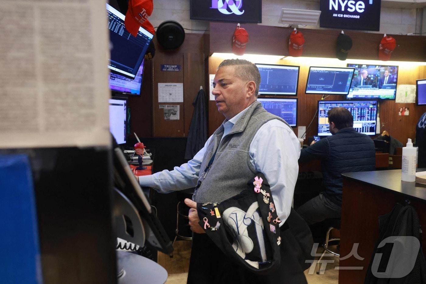 본문 이미지 - 미증시 트레이더. ⓒ AFP=뉴스1