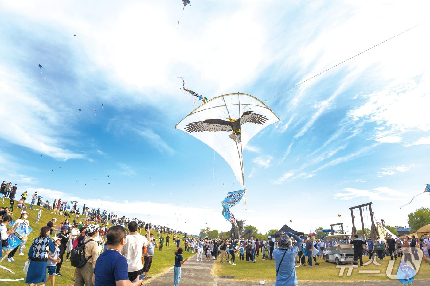 본문 이미지 - 김제지평선축제 연날리기.(김제시 제공. 재판매 및 DB금지)