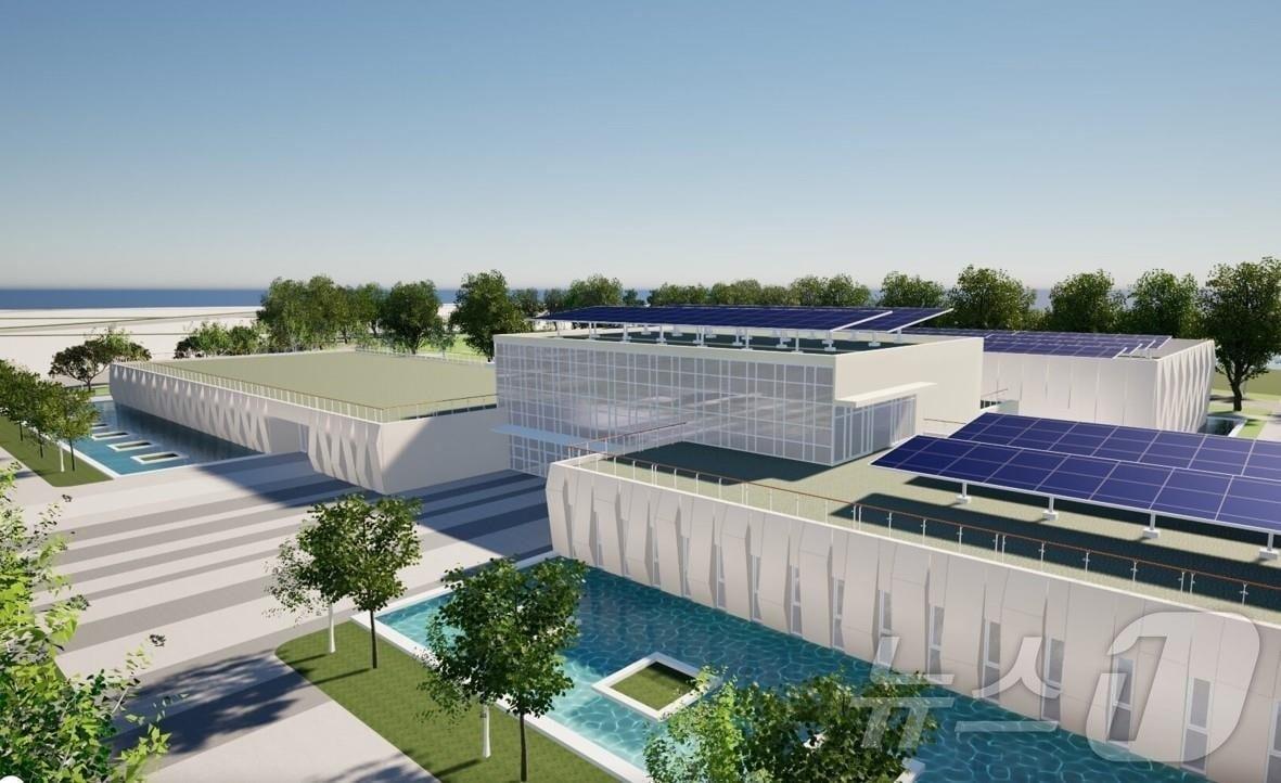 본문 이미지 - '탄소중립 에듀센터' 조감도 (해남군 제공. 재판매 및 DB금지) ⓒ 뉴스1 