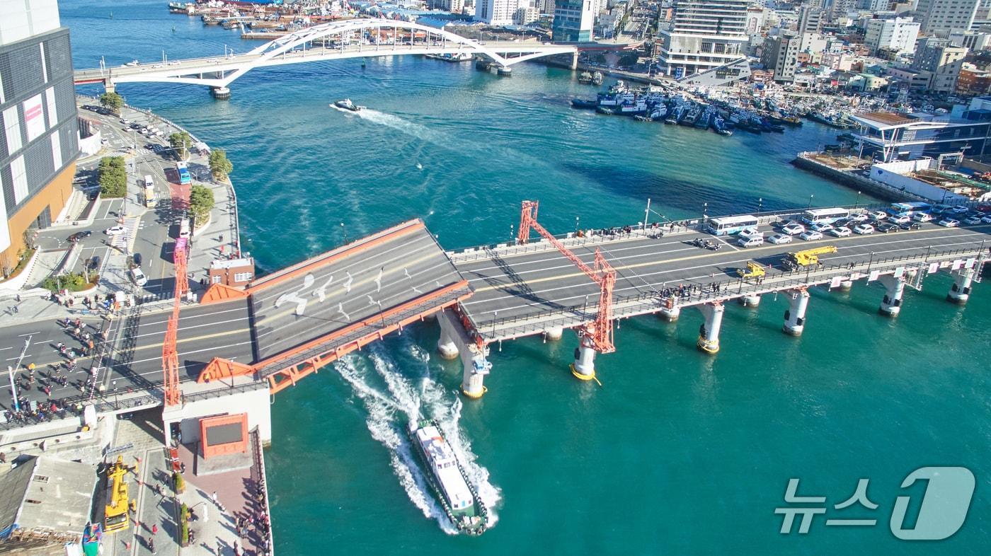 본문 이미지 - 부산 영도대교 전경.(코레일 부산경남본부 제공. 재판매 및 DB 금지)