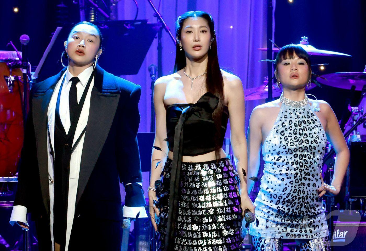 본문 이미지 - 오드리 누나(왼쪽부터), 이재, 레이 아미ⓒ AFP=뉴스1