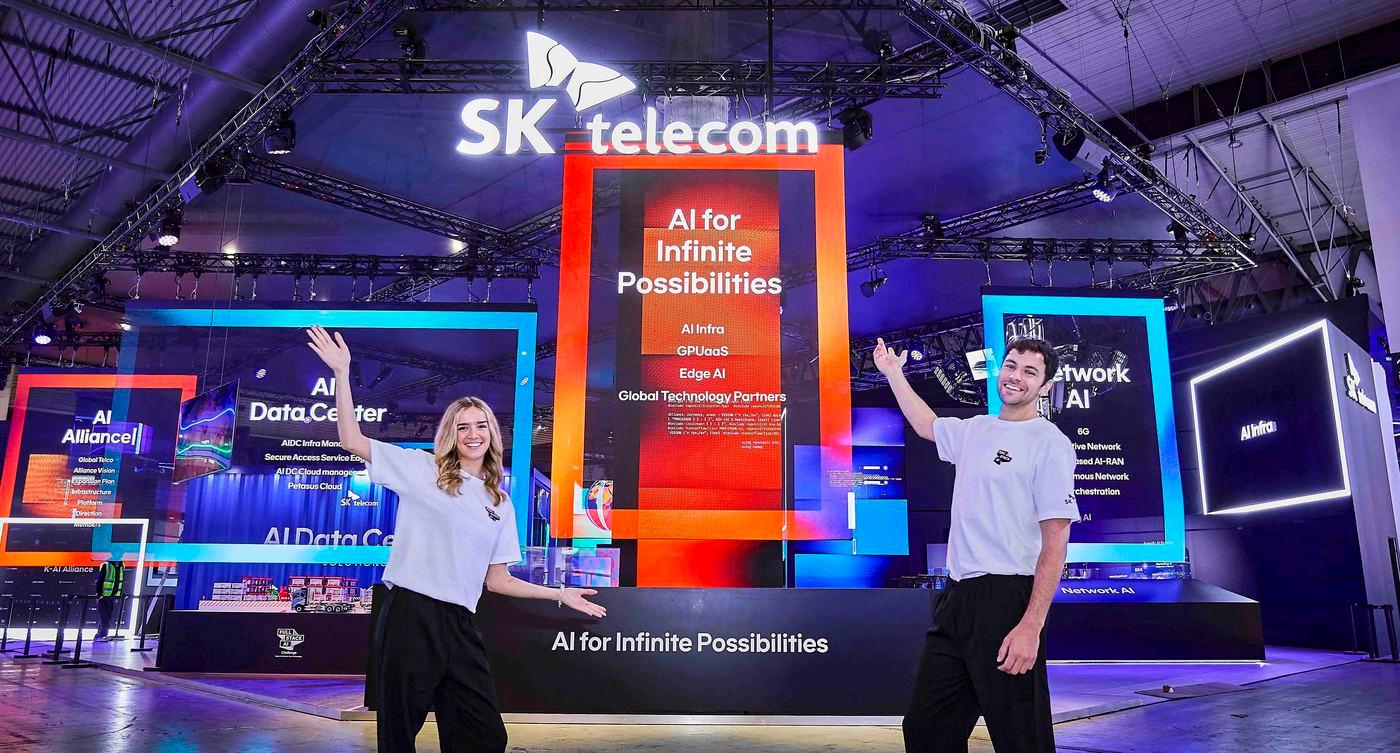 본문 이미지 - SK텔레콤이 오는 2일(현지시간) 스페인 바르셀로나에서 개막하는 MWC26에서 '풀스택 AI' 경쟁력을 선보인다.(SK텔레콤 제공)