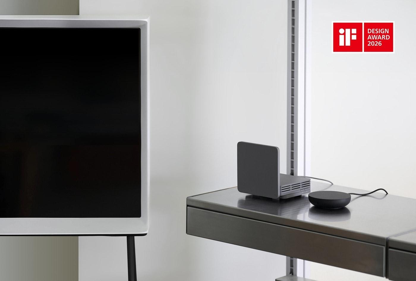 본문 이미지 - SK브로드밴드는 'iF 디자인 어워드 2026'에서 '기가 와이파이 7'과 'AI 5 셋톱박스'로 제품 디자인 부문 본상을 수상했다고 밝혔다.(SK브로드밴드 제공)