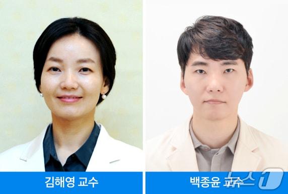본문 이미지 - 김해영·백종윤 삼성서울병원 방사선종양학과 교수.(삼성서울병원 제공)