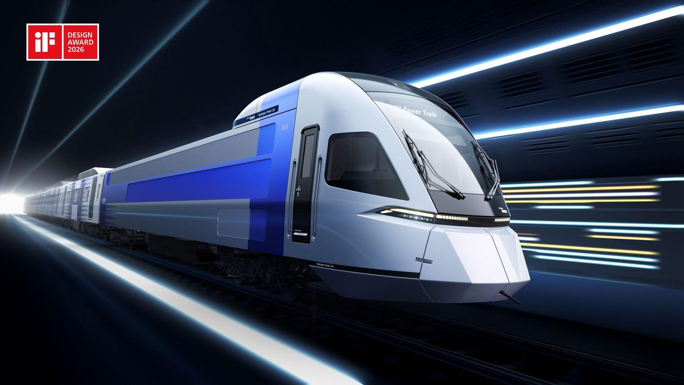 본문 이미지 - 현대로템의 수소전기동력차. (현대로템 제공)