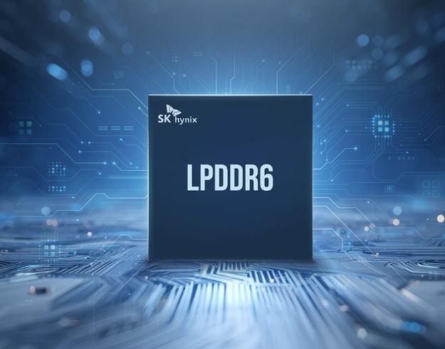 본문 이미지 - SK하이닉스가 개발한 0나노급 6세대 D램 '1c LPDDR6'.