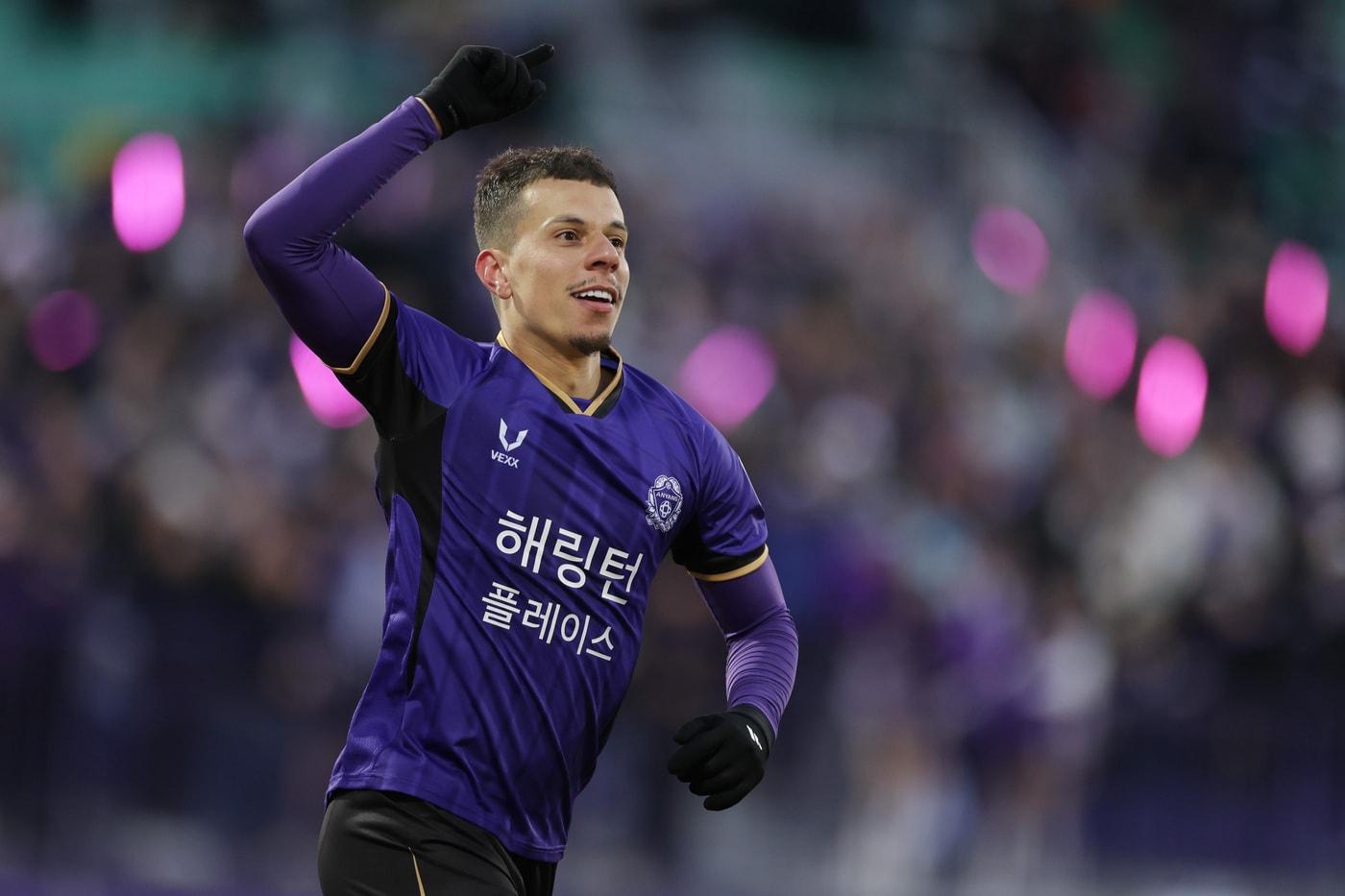 본문 이미지 - K리그1 2라운드 최우수 선수로 선정된 마테우스. (한국프로축구연맹 제공)