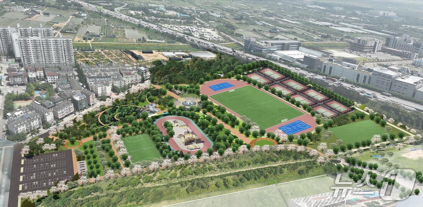 본문 이미지 - 계양꽃마루 체육시설 조감도(인천 계양구 제공/뉴스1)