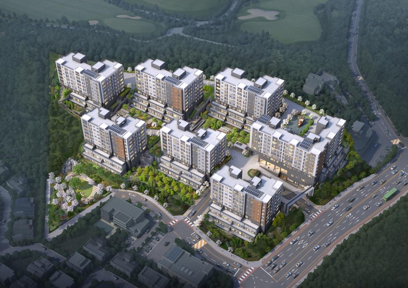 본문 이미지 - '용인 플랫폼시티 라온프라이빗 아르디에' 조감도.(라온건설) / 뉴스1 ⓒ News1