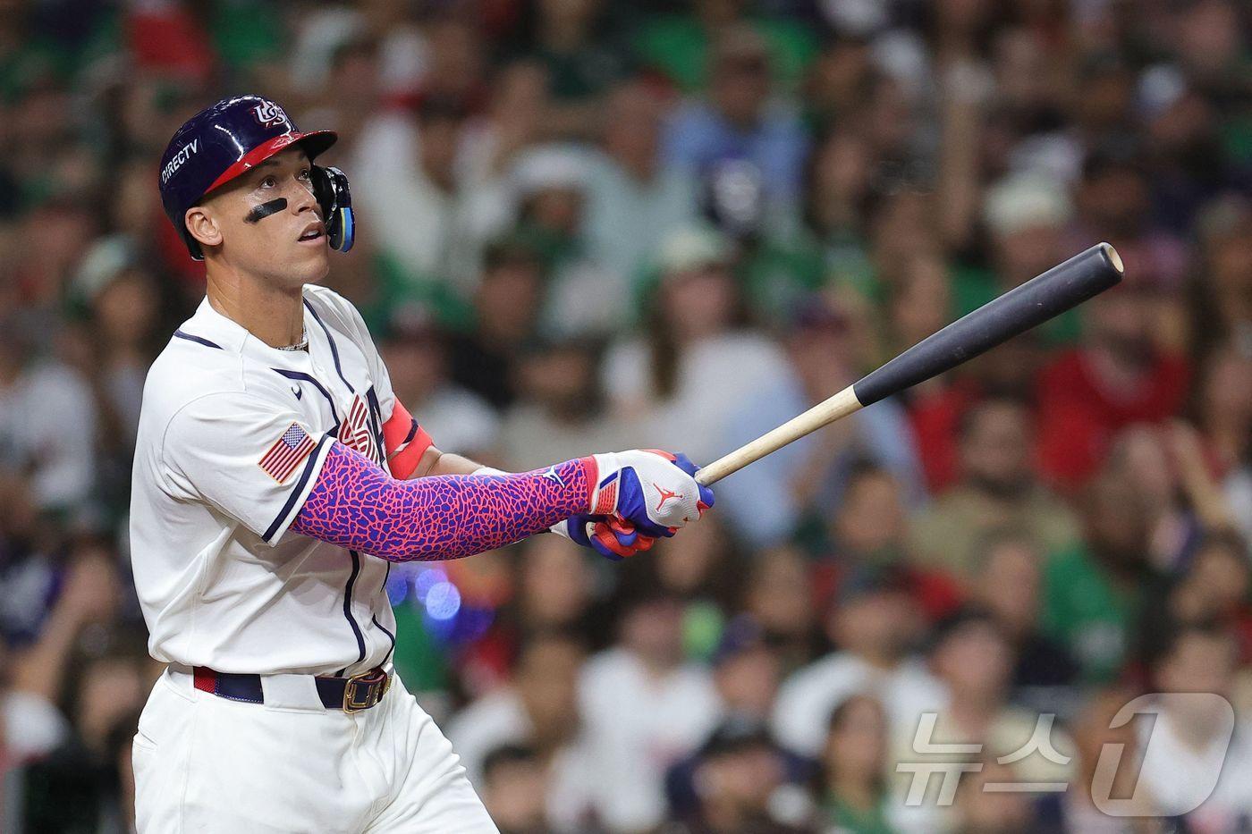 본문 이미지 - 미국 대표팀 애런 저지. ⓒ AFP=뉴스1