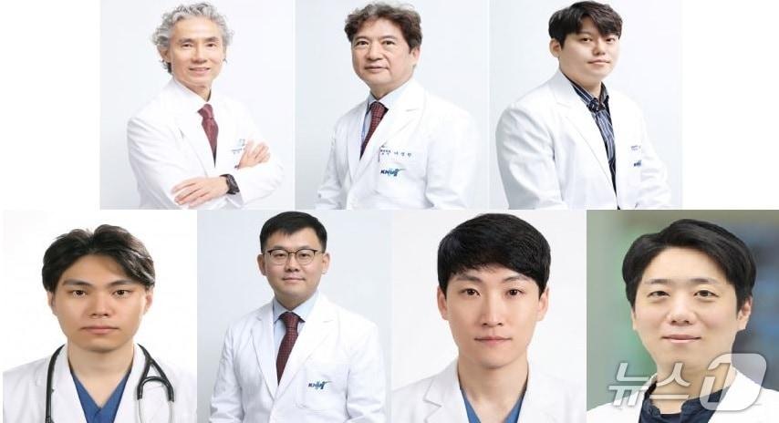 본문 이미지 - 강원대학교병원 신규 전문의들.(강원대병원 제공, 재판매 및 DB금지)