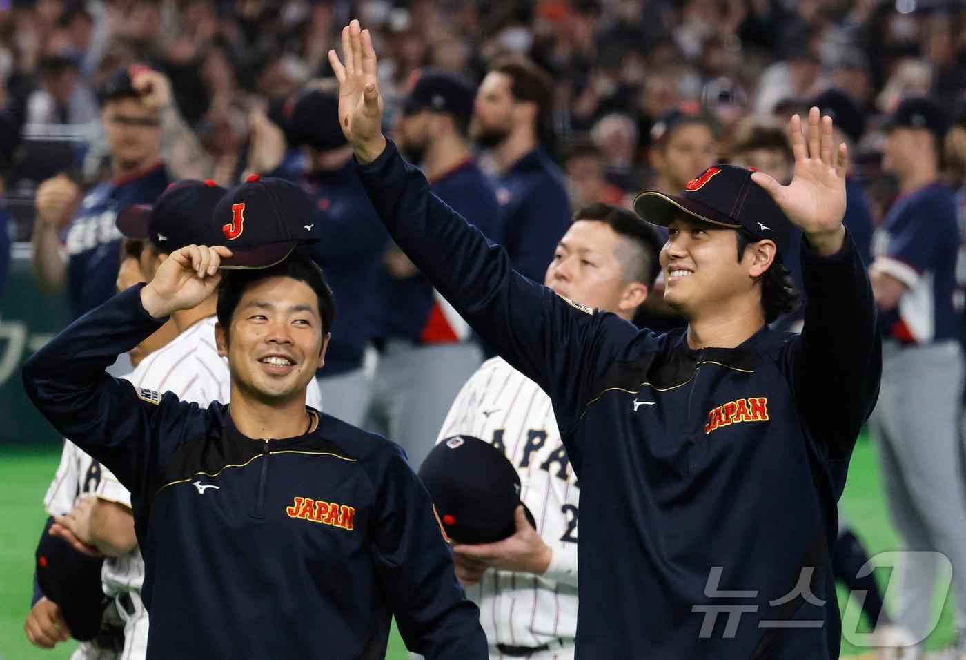 본문 이미지 - 일본이 체코를 9-0으로 꺾고 조별리그 4전 전승을 기록했다. ⓒ 로이터=뉴스1
