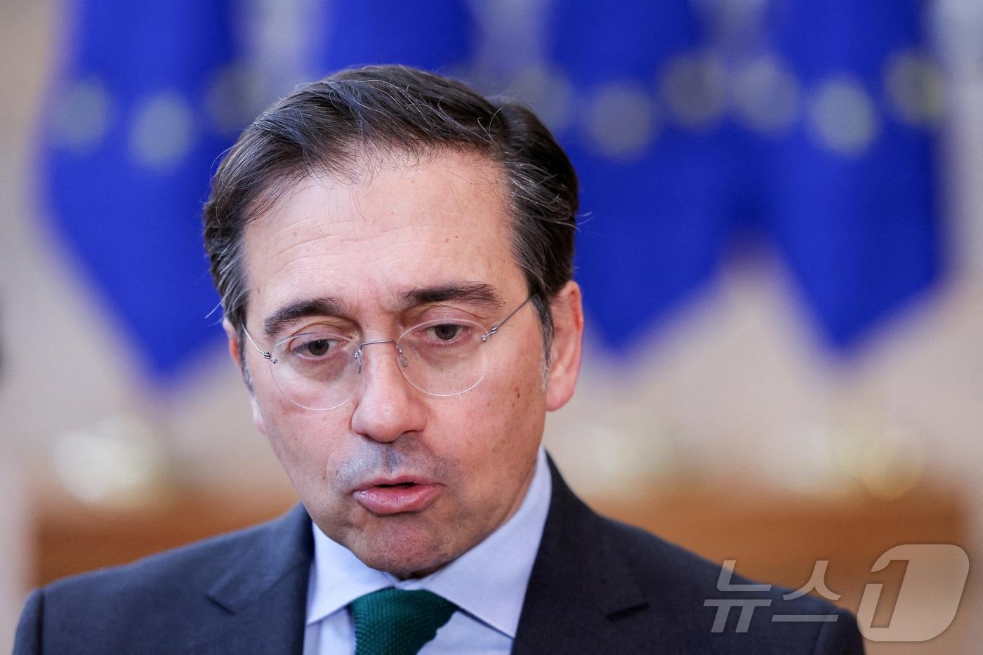 본문 이미지 - 호세 마누엘 알바레스 스페인 외무장관. <자료사진>ⓒ 로이터=뉴스1