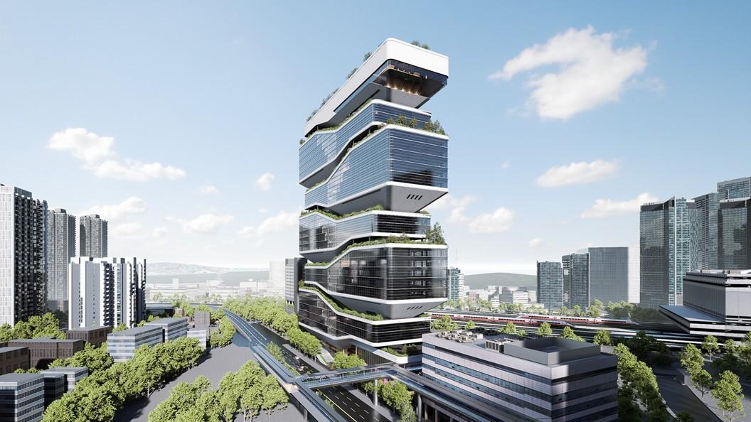 본문 이미지 - 용산전자상가 특별계획구역10 업무시설 조감도(서울시 제공) 뉴스1 ⓒ News1 