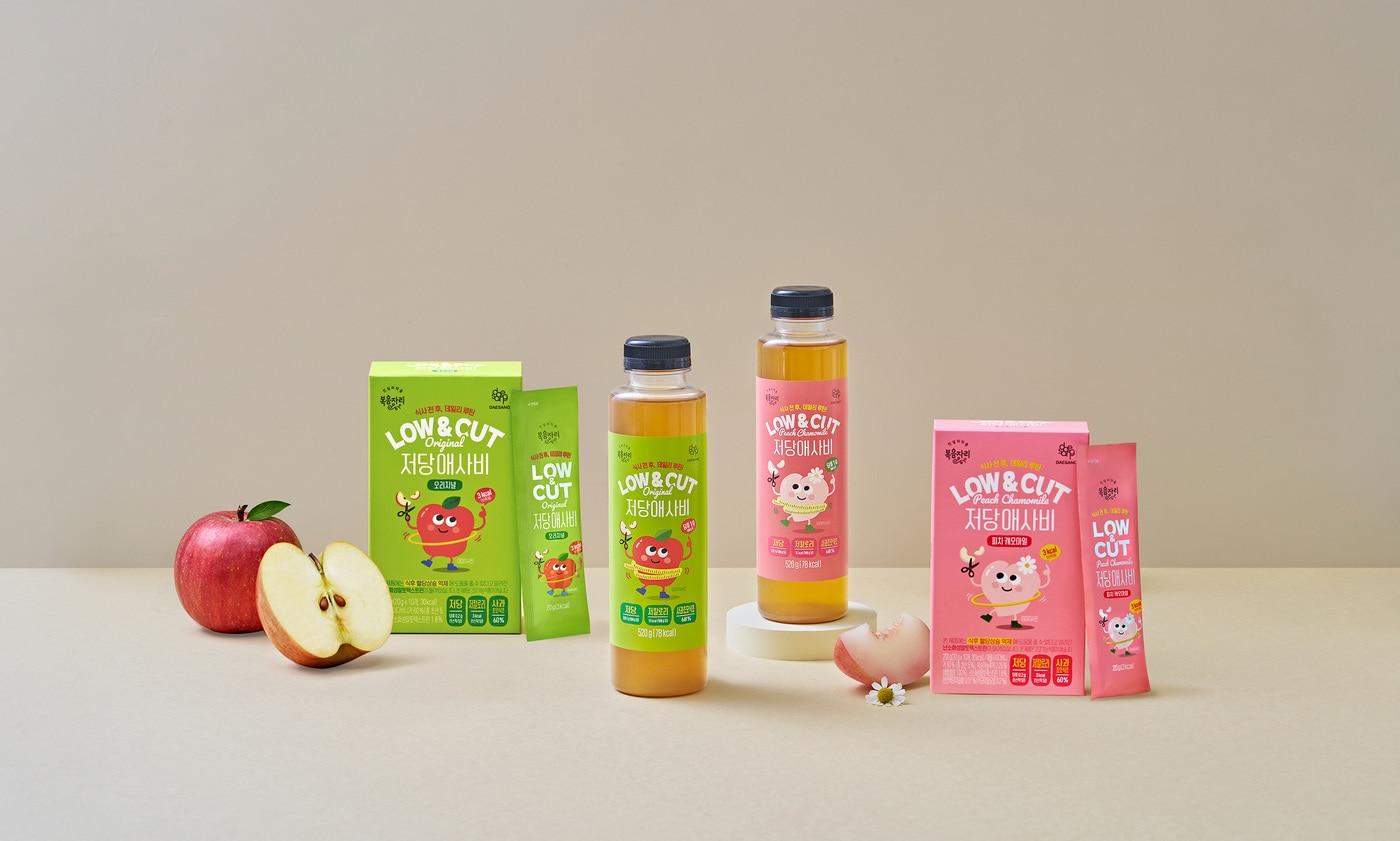 본문 이미지 - 'LOW&CUT 저당 애사비' 제품 이미지.(대상다이브스 제공)