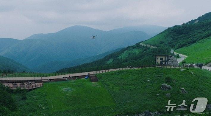 본문 이미지 - 울주군 드론 운용 모습. (울주군. 제공. 재판매 및 DB 금지) /뉴스1