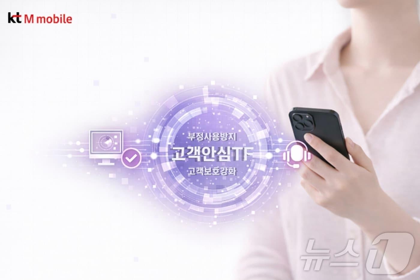 본문 이미지 - KT엠모바일은 12일 기존  부정사용방지TF를 확대 개편한 '고객안심TF'를 출범하고 이용자 보호 활동을 강화한다고 밝혔다. 2026.03.12(KT엠모바일 제공) ⓒ 뉴스1 김민수 기자