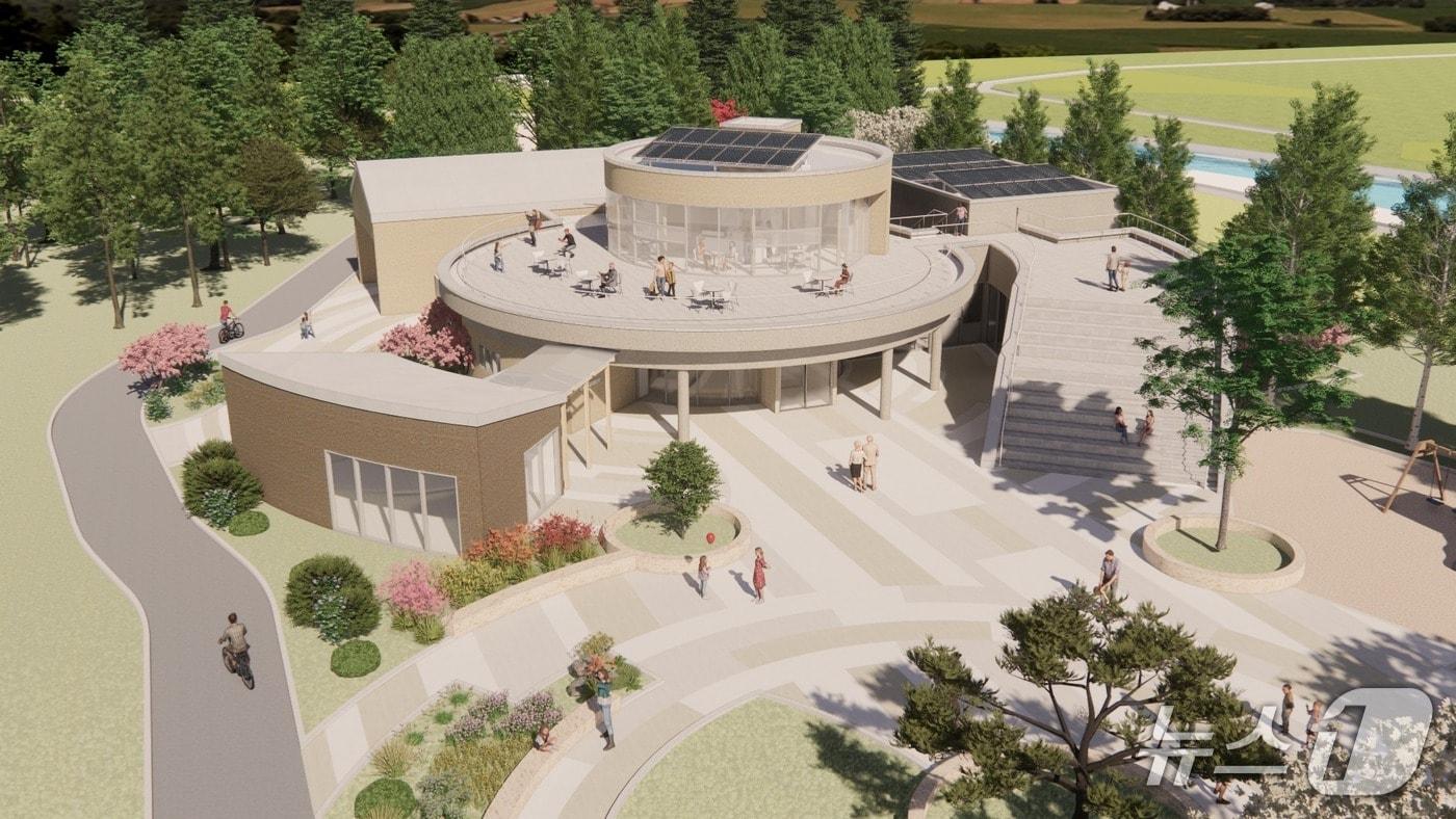 본문 이미지 - 신포숲 목재문화체험장 조감도.(의령군 제공. 재판매 및 DB금지)