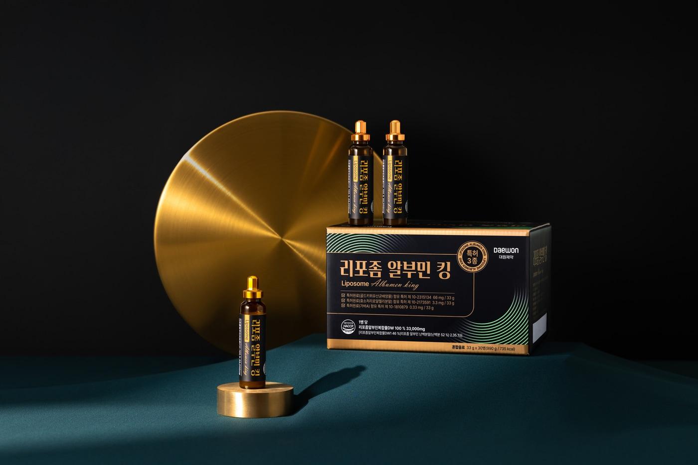본문 이미지 - 리포좀 알부민킹. (대원제약 제공)