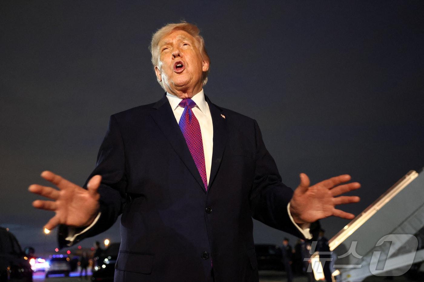 본문 이미지 - 도널드 트럼프 미국 대통령. 2026.3.11 ⓒ 로이터=뉴스1