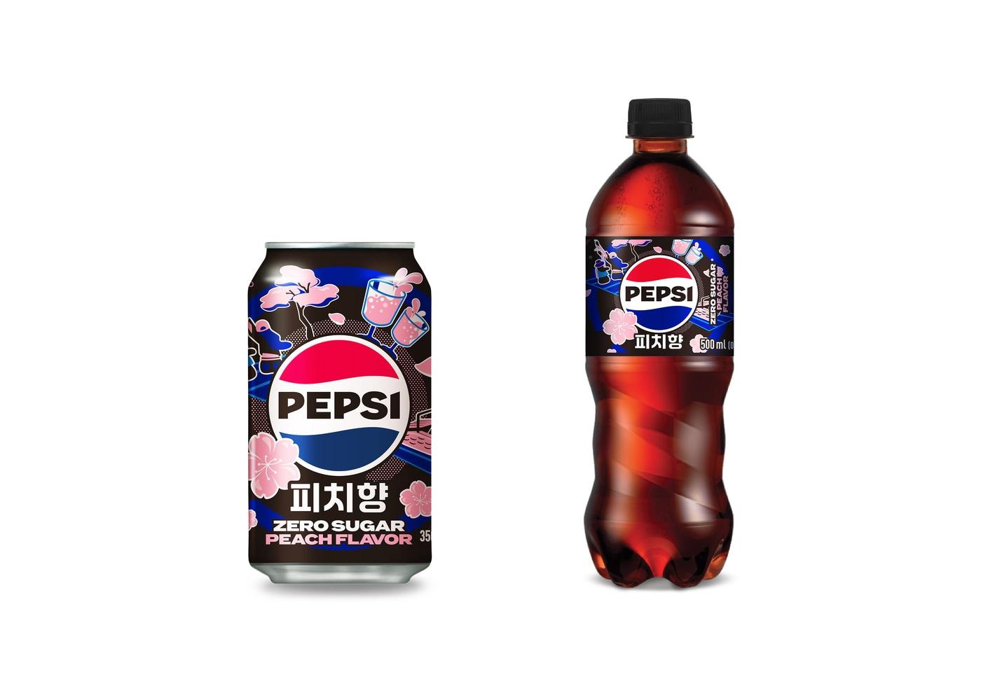 본문 이미지 - 펩시 제로슈거 피치향 2종.(롯데칠성음료 제공)