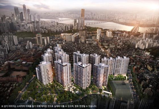 본문 이미지 - 라클라체자이드파인 조감도 (GS건설 제공) 뉴스1 ⓒ News1 