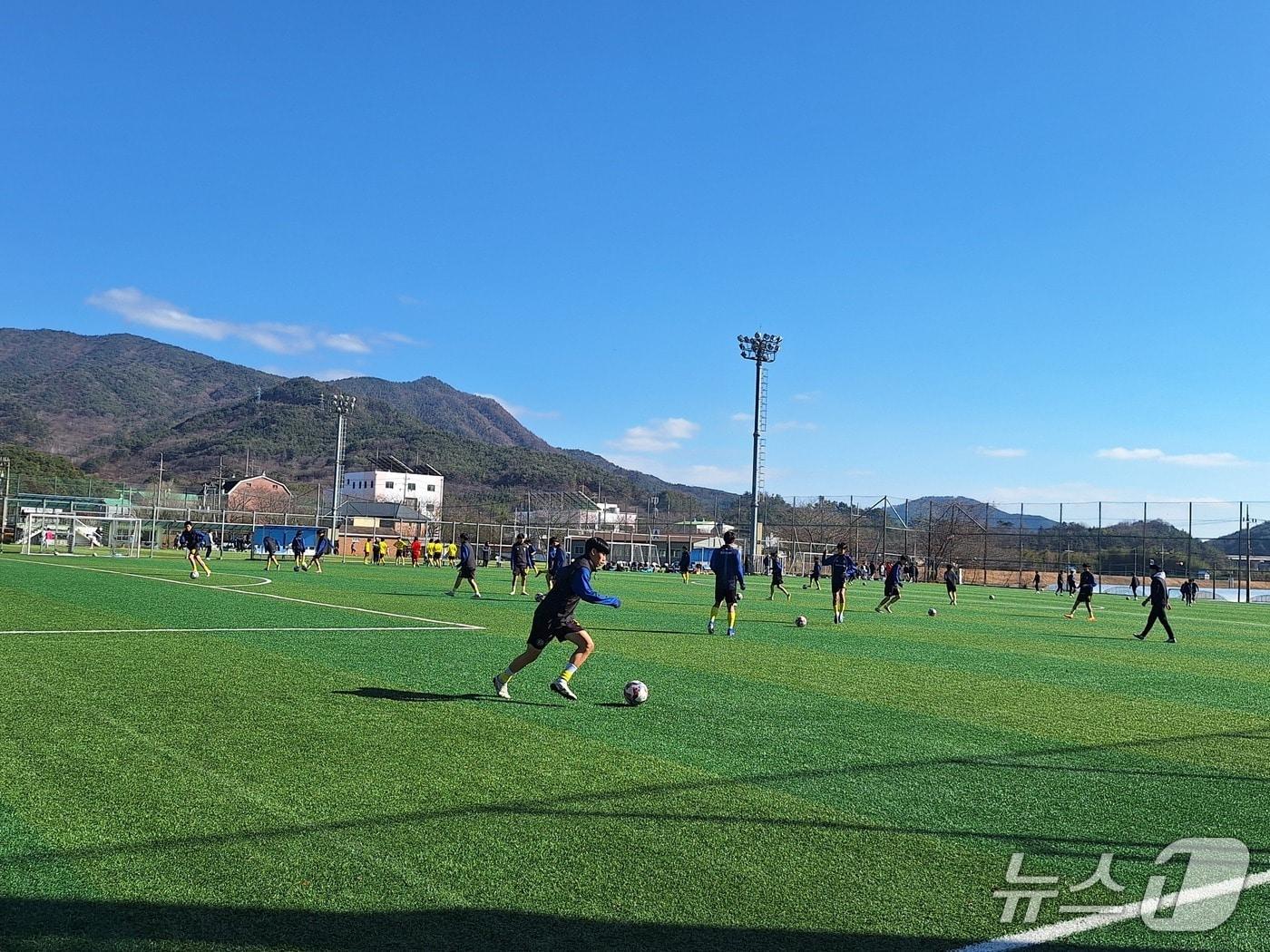 본문 이미지 - 하동군 전지 훈련 장면(하동군 제공. 재판매 및 DB금지).