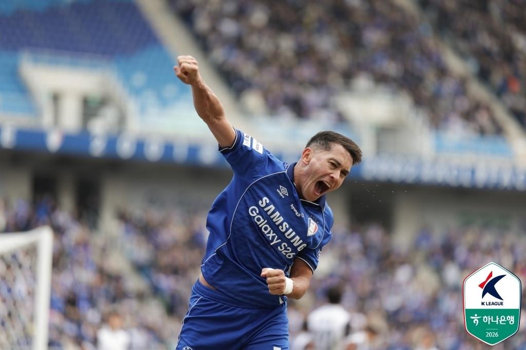 본문 이미지 - 수원 삼성의 헤이스.(한국프로축구연맹 제공)
