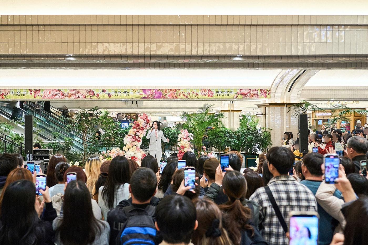 본문 이미지 - 신세계백화점 블루밍 콘서트. (신세계백화점 제공).