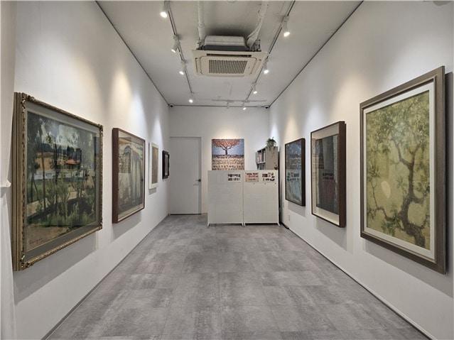 본문 이미지 - '빛으로 그린 자연' 전시 전경 (새결화랑 제공)