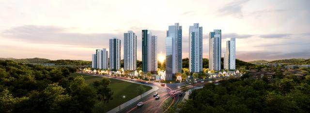 본문 이미지 - 대우건설 푸르지오 센트로 원 석경 투시도.(대우건설 제공)뉴스1ⓒ news1