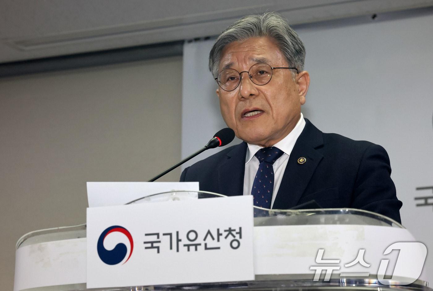 본문 이미지 - 허민 국가유산청장 ⓒ 뉴스1 이광호 기자